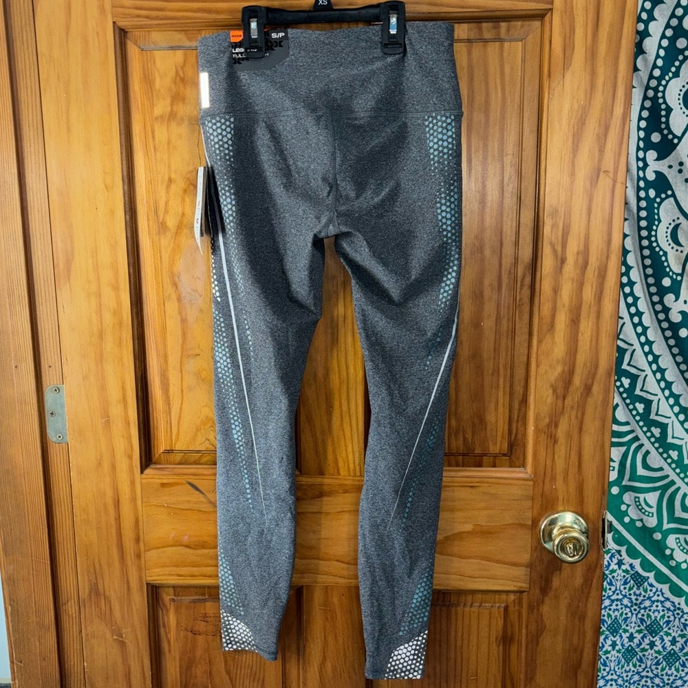 RBX | BRAND NEW W TAGS Gray Polka Dot Leggings - Picture 2 of 6